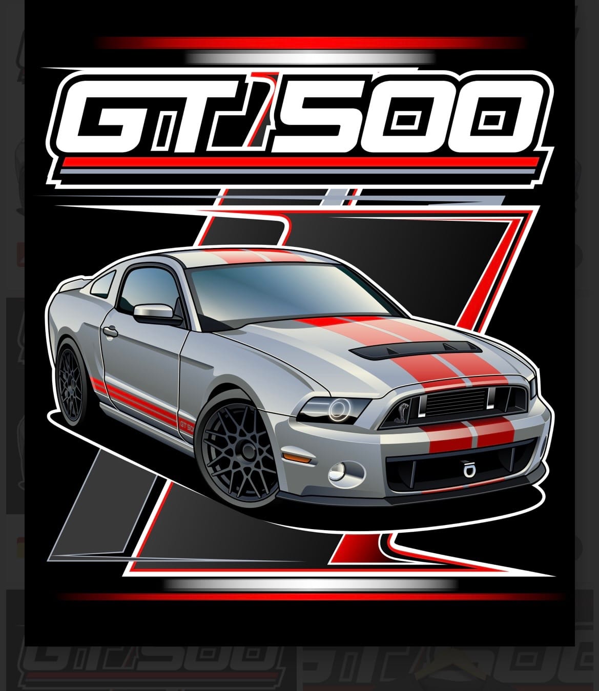 Customer photo review of Custom Drawing Style Car Drawing