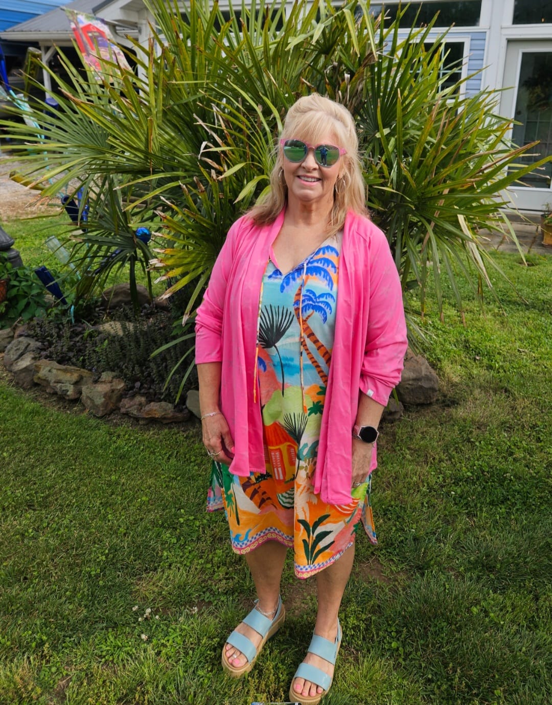 Customer photo review of Palazzo Cotton Dress
