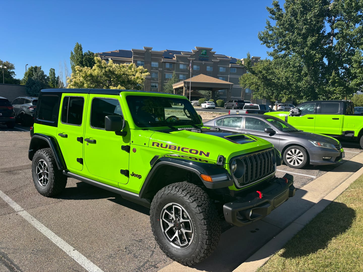 Customer photo review of JEEP Gladiator Emblem Overlay Decal Set | Fits 2020+ Jeep Gladiator