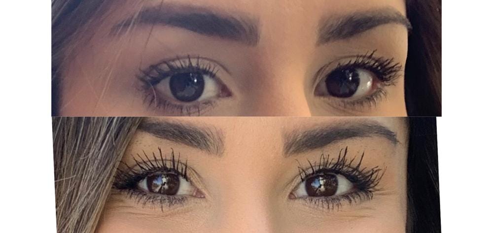Customer photo review of Kit de Sérum para Pestañas y Cejas