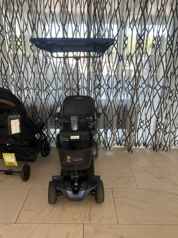 Customer photo review of Multiday Mobility & ECV Foldable Travel Scooter Rental 300 Pound Capacity (3 or more days)