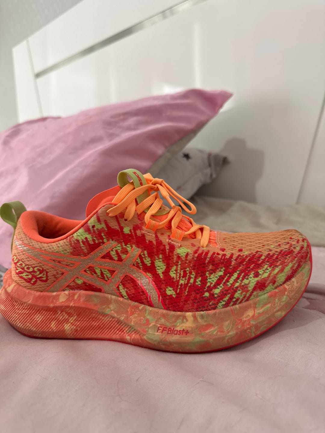 Customer photo review of Asics Noosa Tri 16 Mujer Orange Glow Flash Red