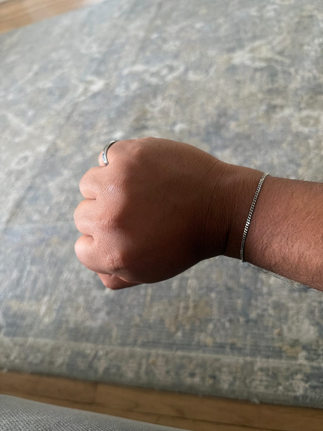 Customer photo review of Minimal Curb Bracelet