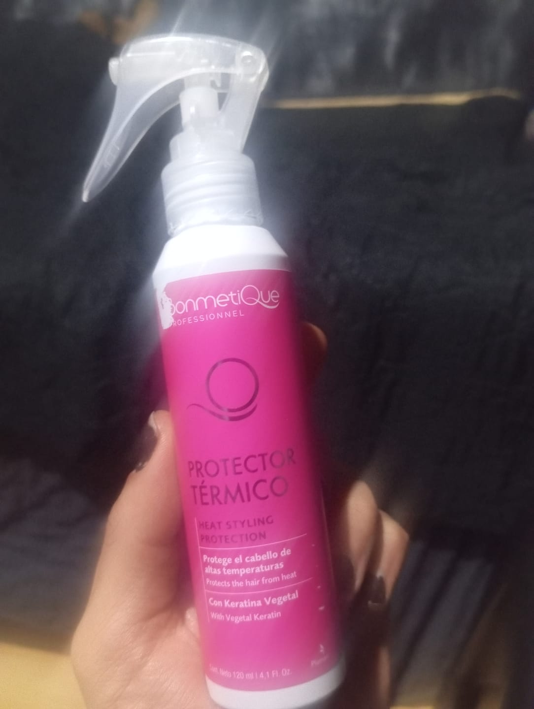 Customer photo review of Termoprotector Con Keratina 120ml Bonmetique