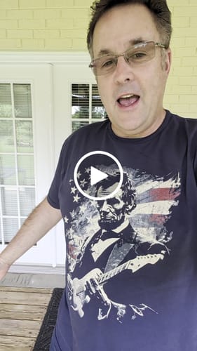 Customer video review of Lincoln Flag T-Shirt