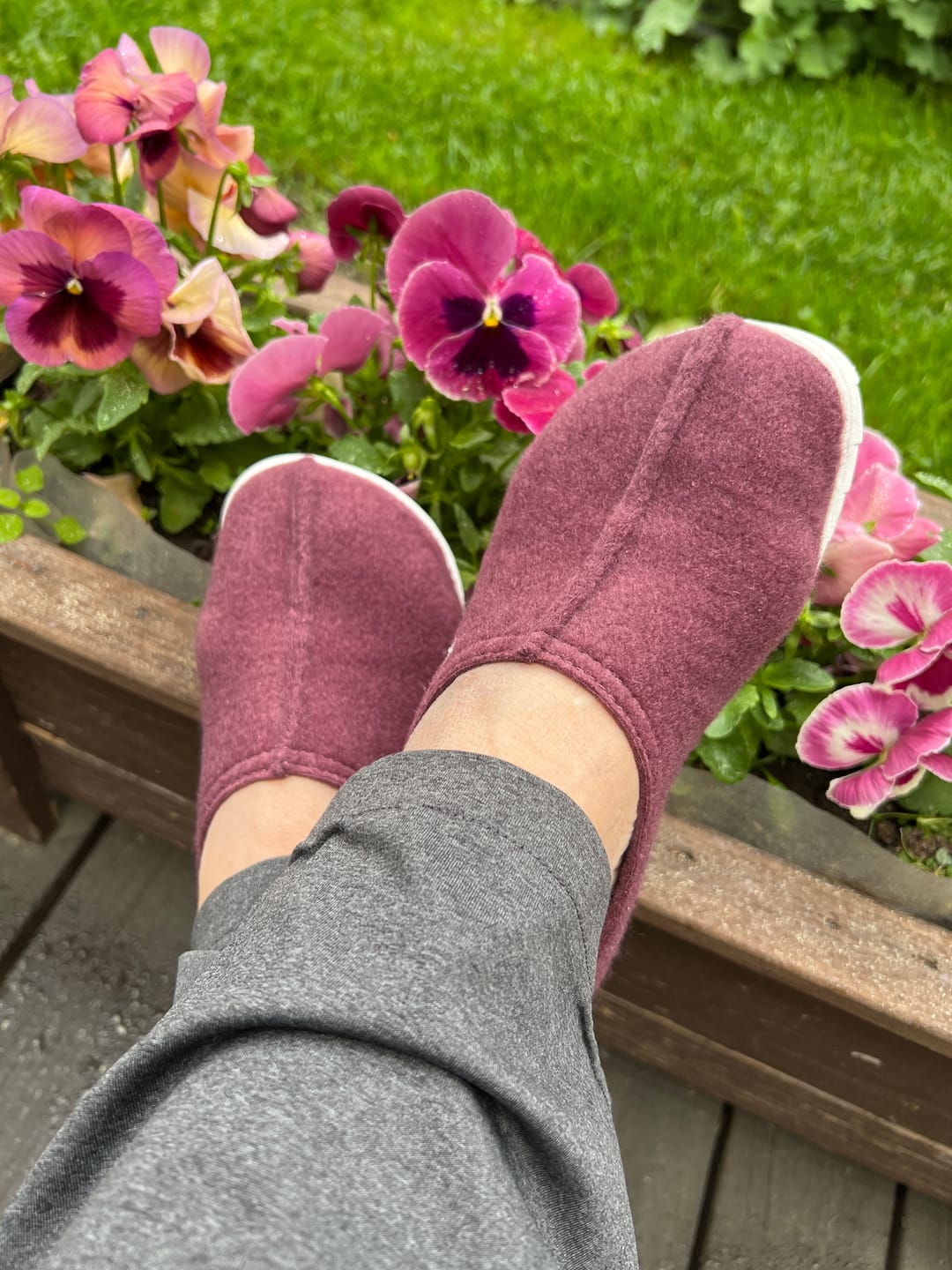 Customer photo review of Vaistoa Toive -paljasjalkatossut