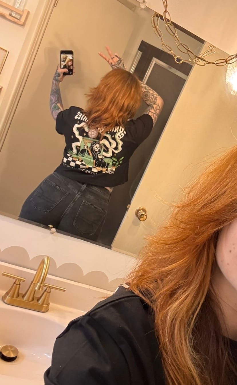 Customer photo review of Sunday Scaries T-Shirt