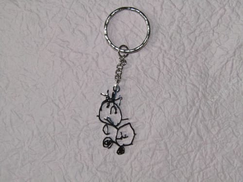 Customer photo review of 【期間限定販売4/29〜5/10】お絵描きが素敵なアクセサリーに大変身♪お絵描きアクセサリー