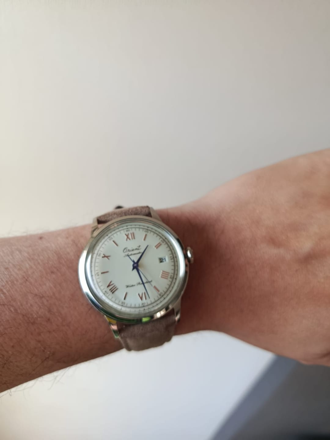 Customer photo review of Reloj Orient RA-AC0027S Bambino 40.5mm Automático [75th Edición Limitada]