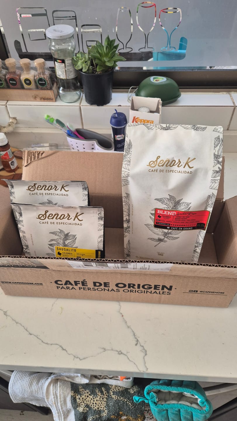 Customer photo review of Colombia | Blend Santa Rosa Bolsa 1 KG | GRANO ENTERO