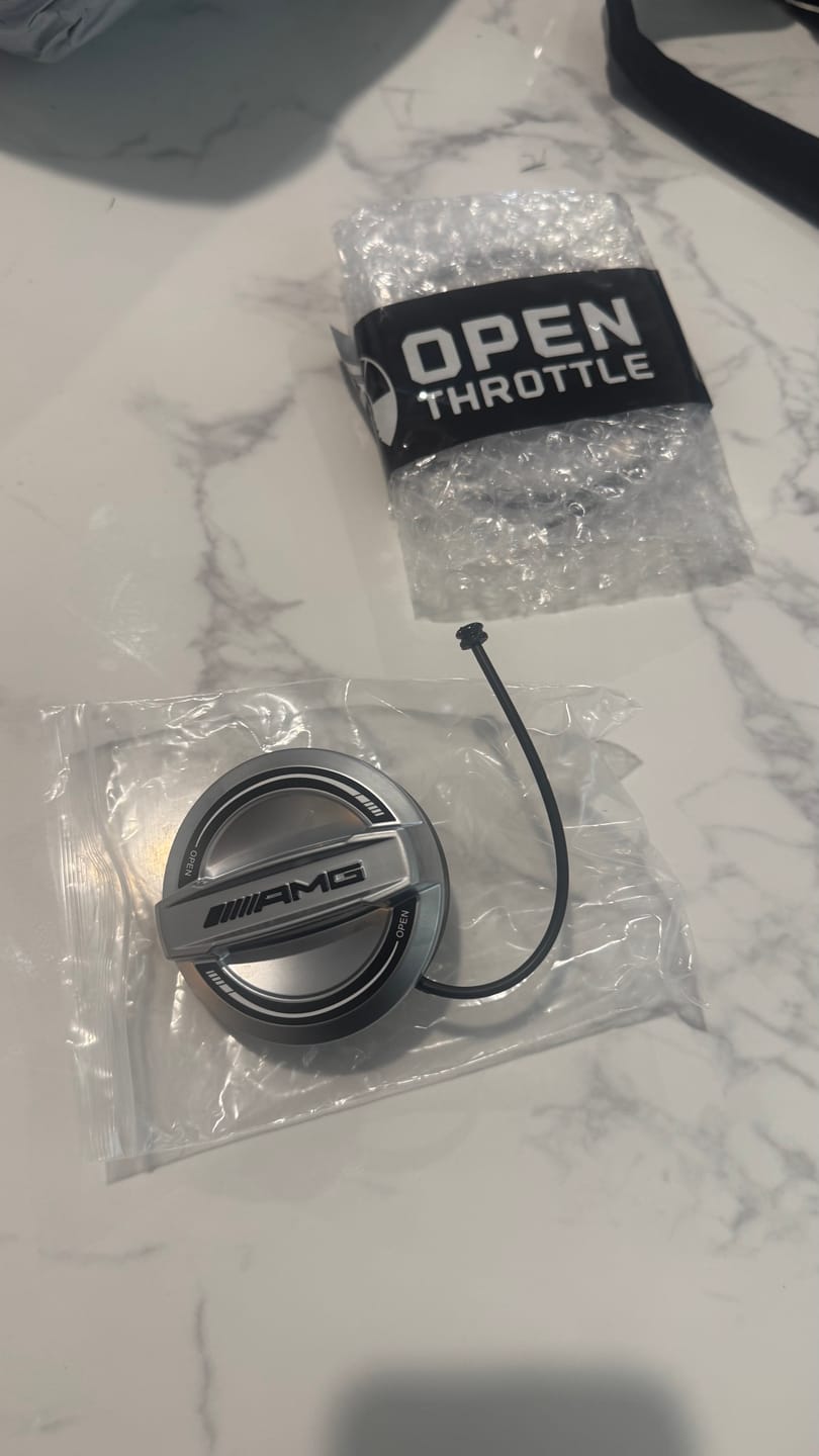 Customer photo review of MERCEDES AMG ALUMINUM FUEL CAP