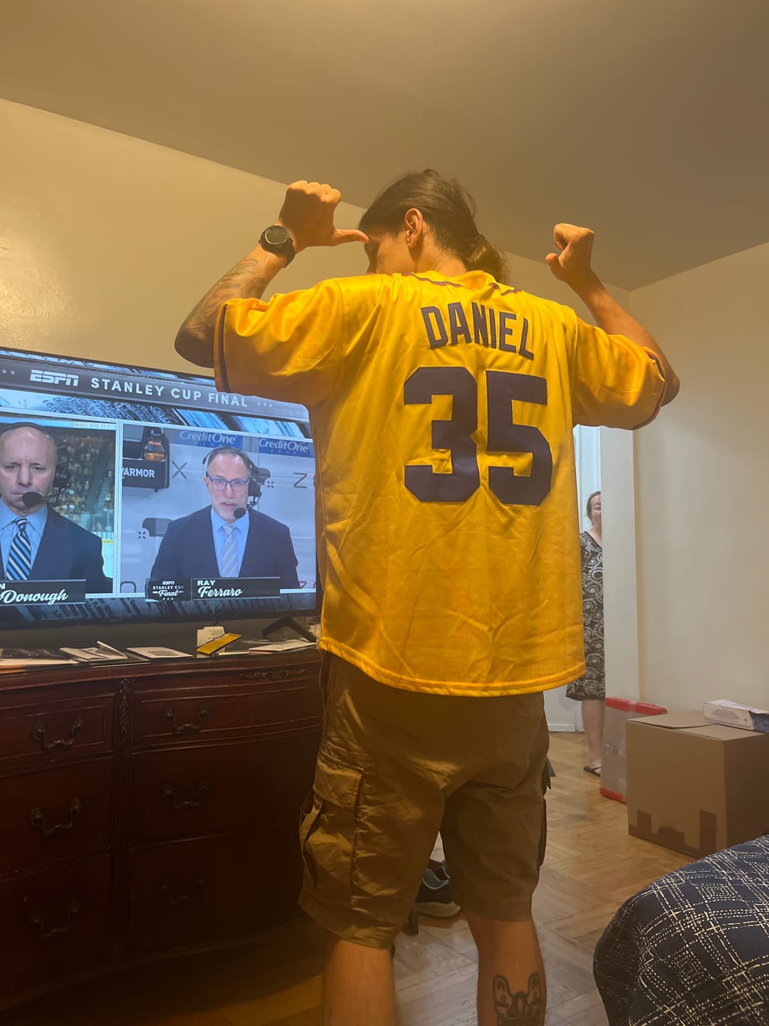 Customer photo review of Colombia Heritage Custom Baseball Jersey