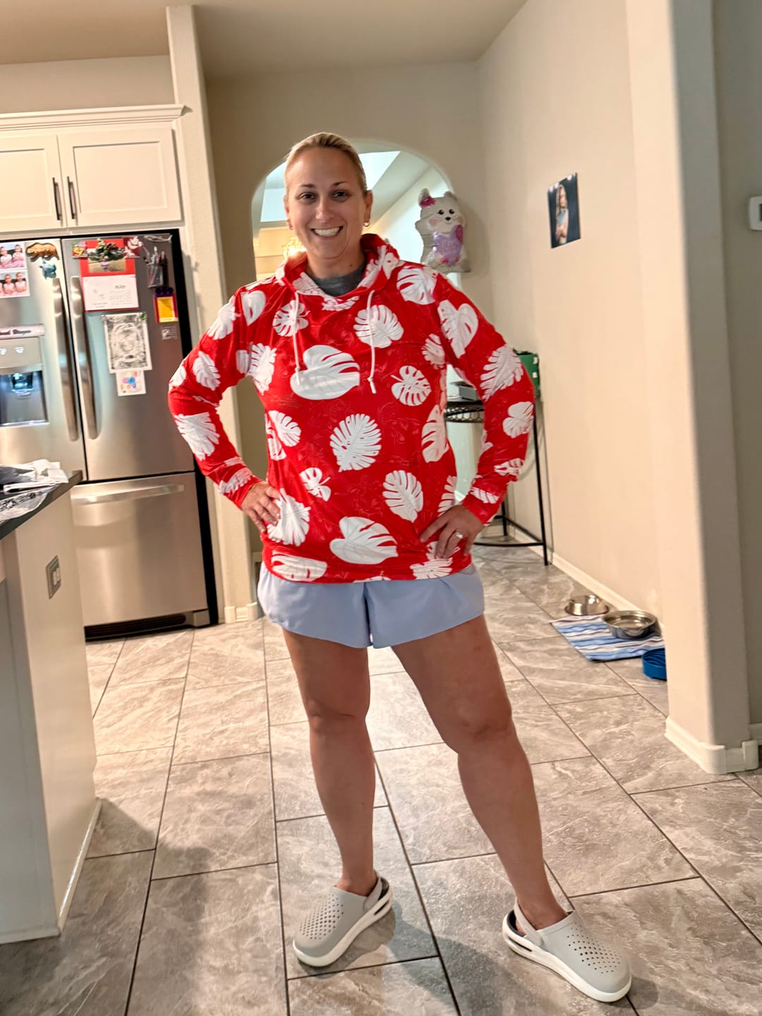 Customer photo review of Disney's Lilo & Stitch "He Mele No Lilo" – Performance Hoodie