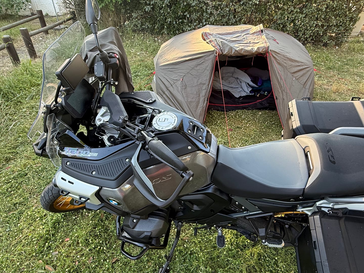 Customer photo review of ADVTent - Adventure Motorcycle Tent