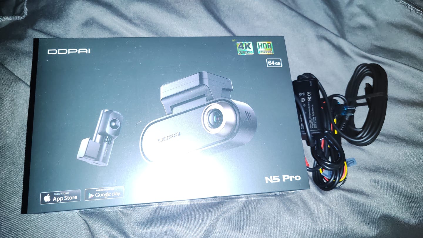 Customer photo review of N5 Pro 4K + 2K Dash Cam