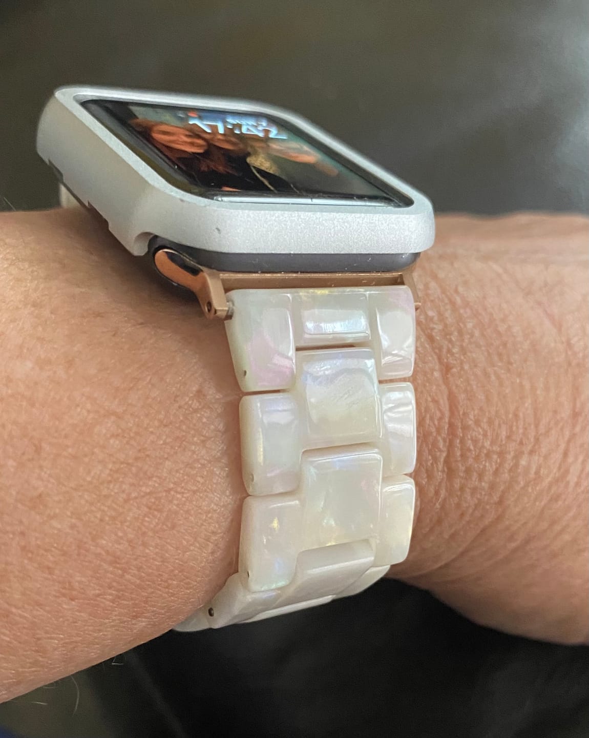 Customer photo review of Perla Ceramic Strap