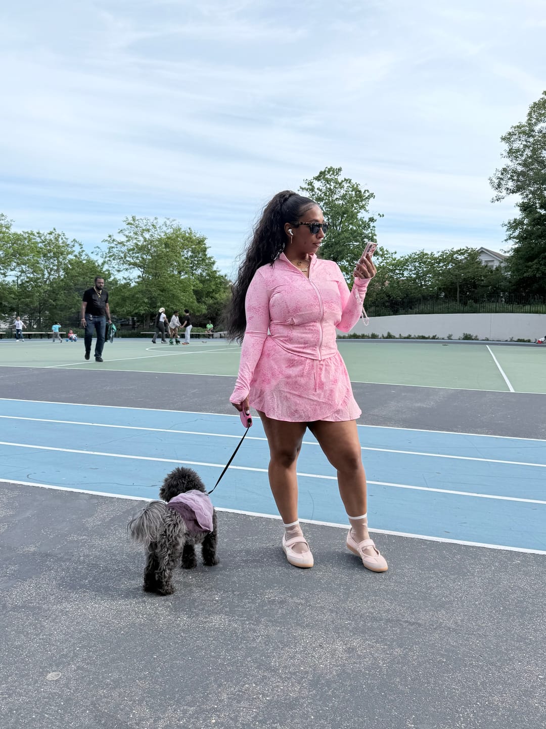 Customer photo review of adidas Samba Jane Sandy Pink Cream White Women's