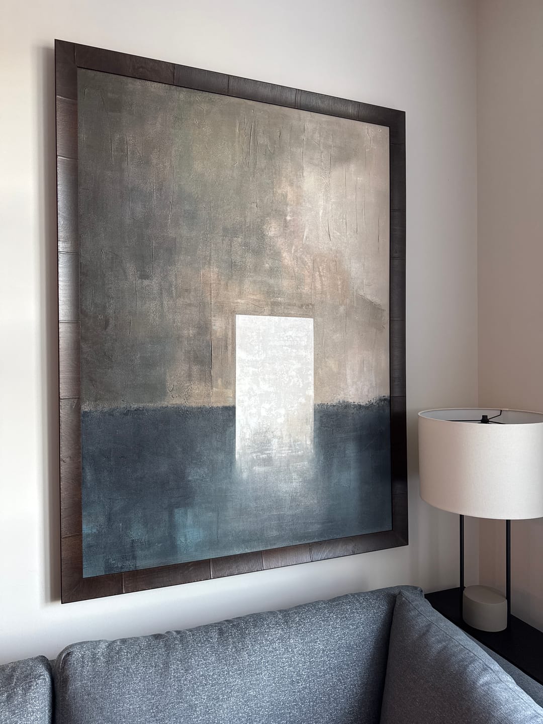 Customer photo review of Minimalist Brown Vintage Wall Art - Threshold