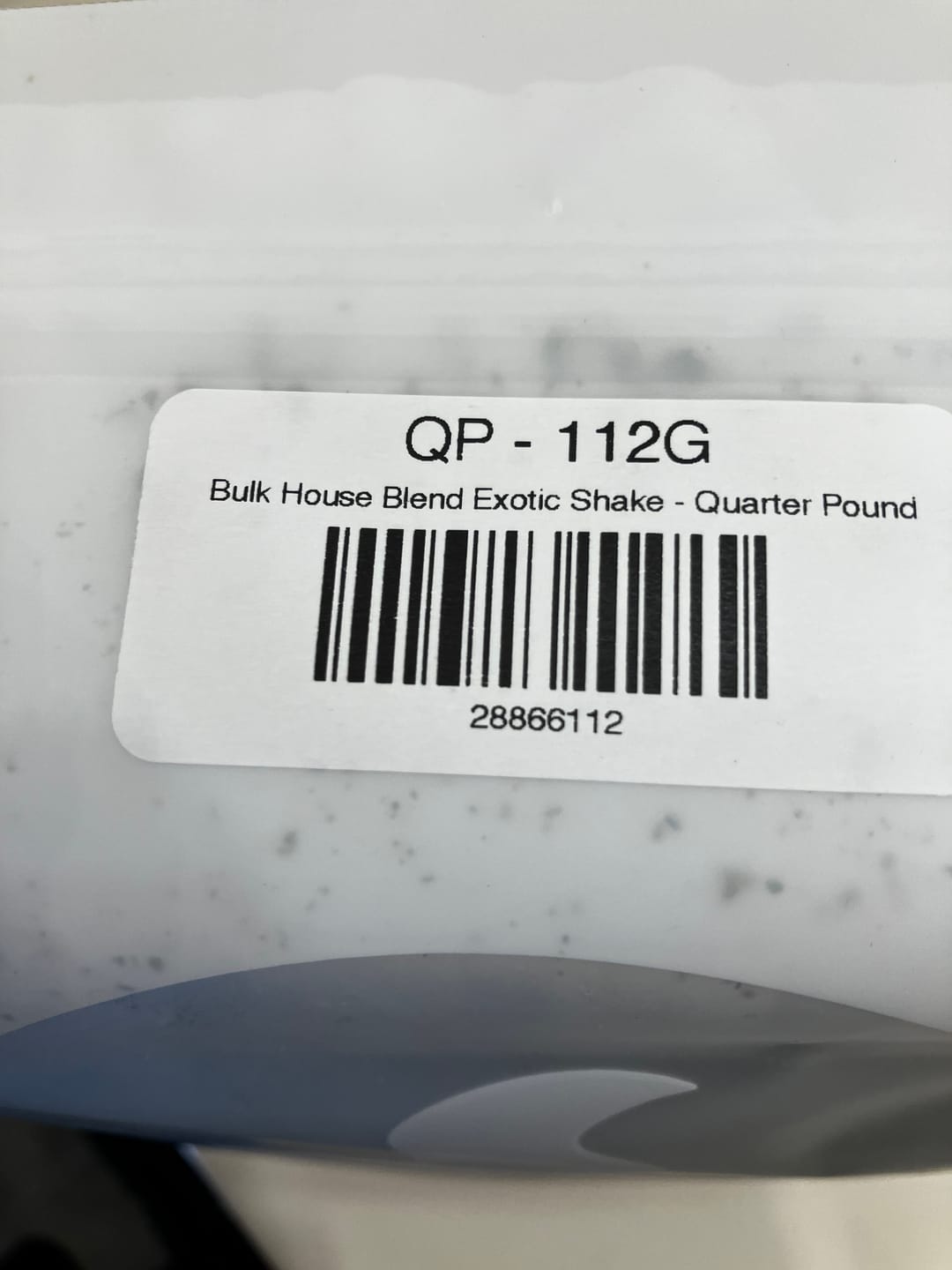Customer photo review of Bulk House Blend Exotic Shake - Quarter Pound