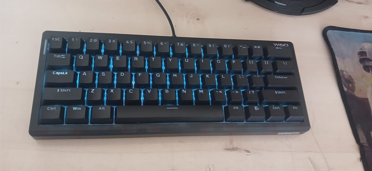 Customer photo review of Wraith W60 Klavye (Manyetik Switch / HE)