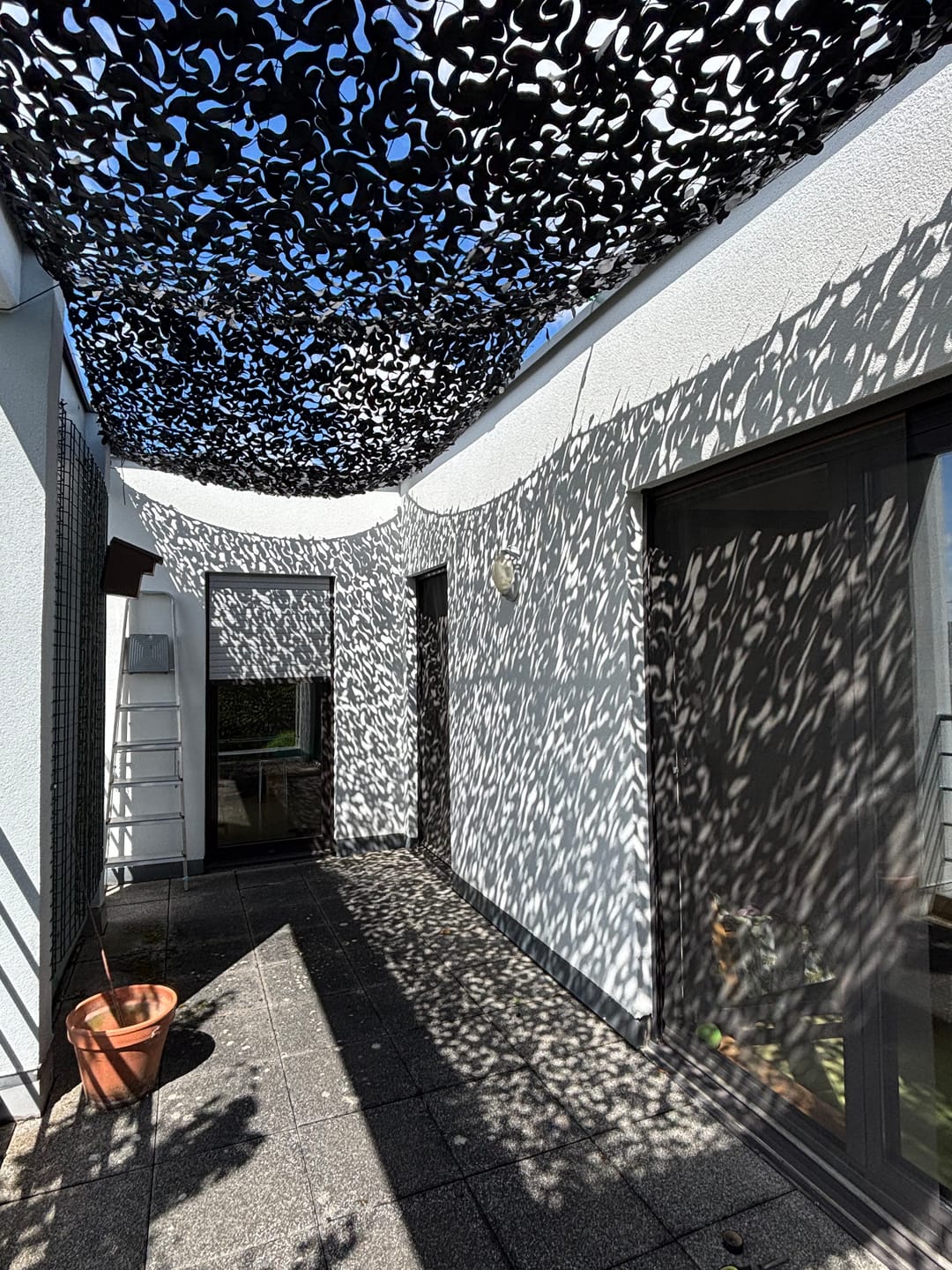 Customer photo review of Filet de camouflage renforcé noir