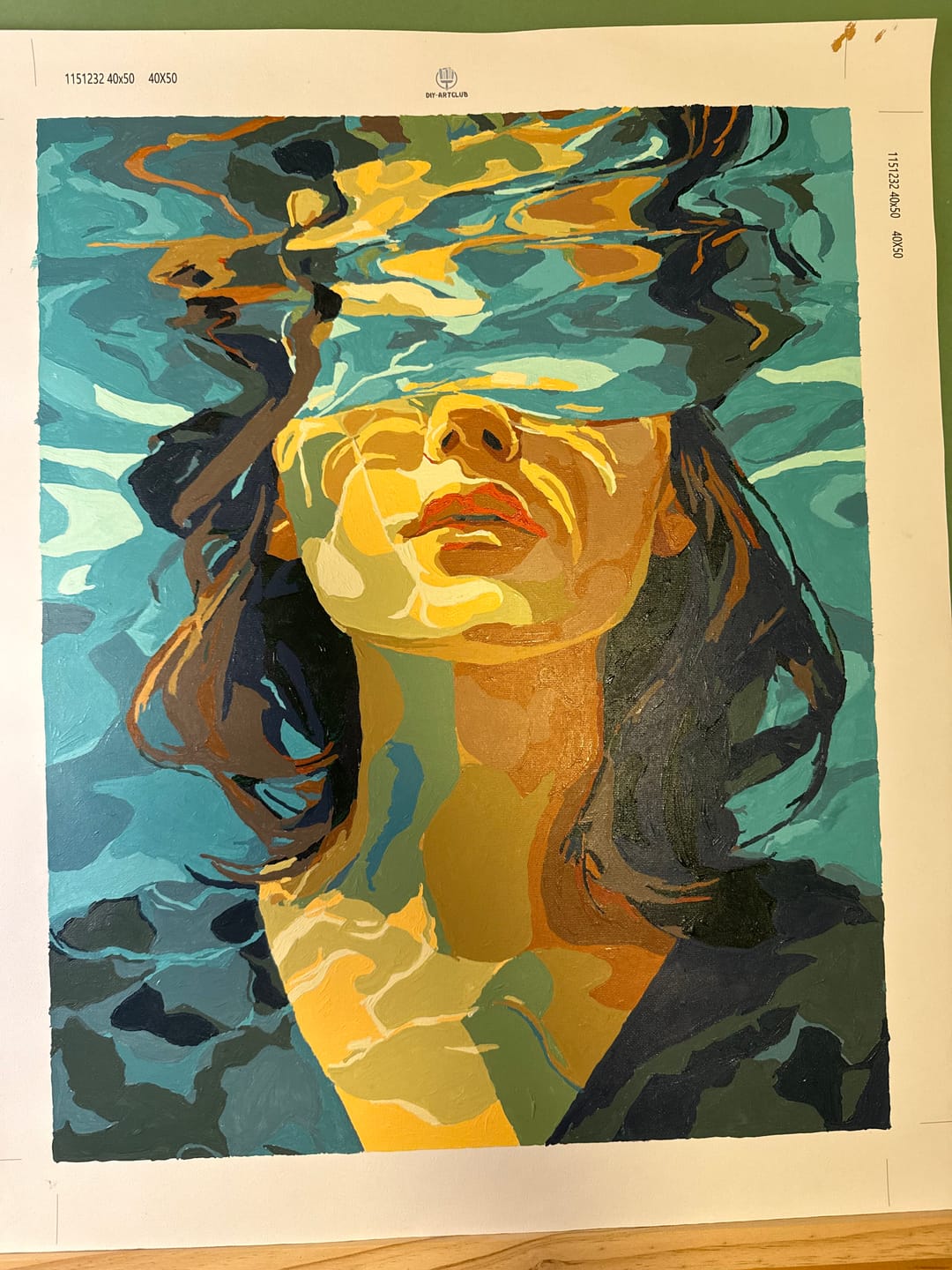 Customer photo review of Under | Paint by Number
