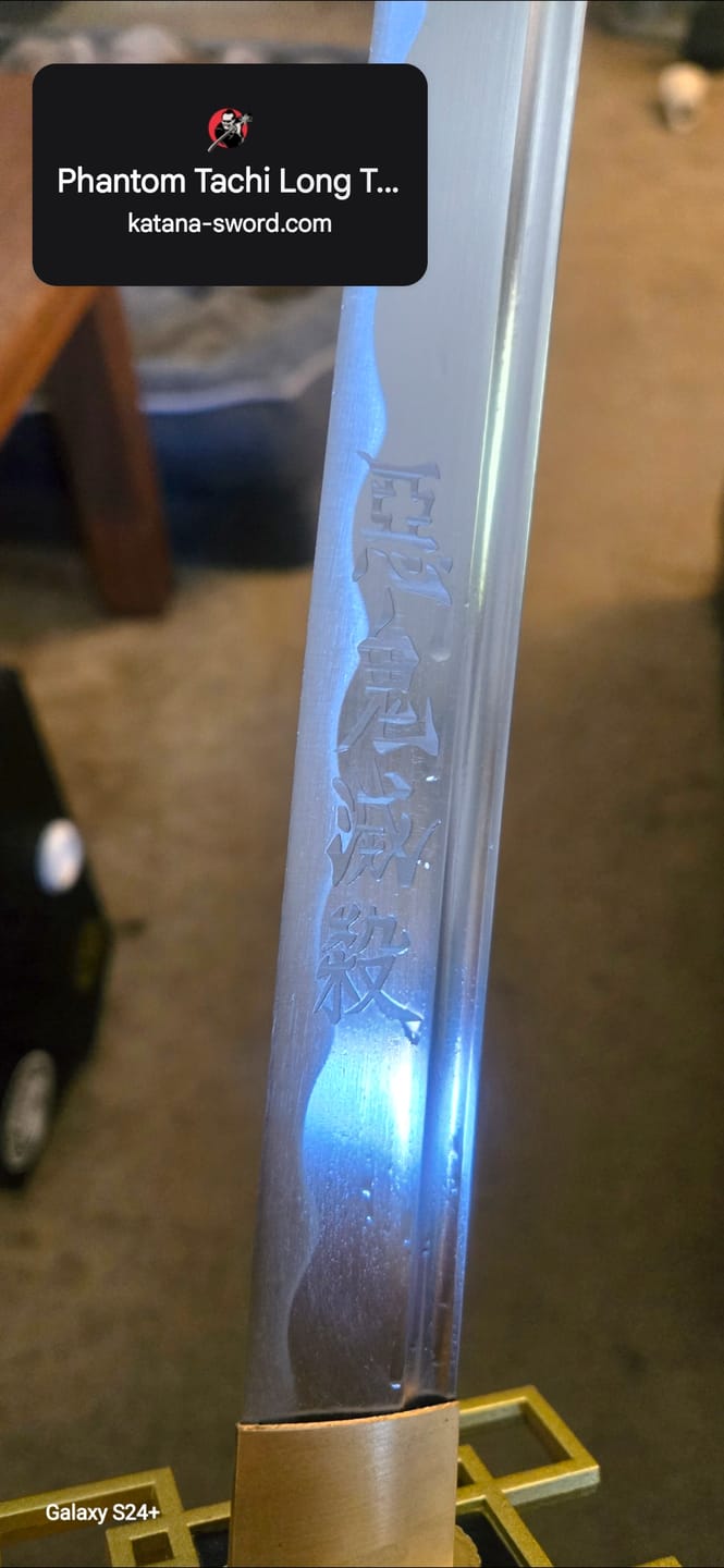 Customer photo review of Tokito Muichiro Katana
