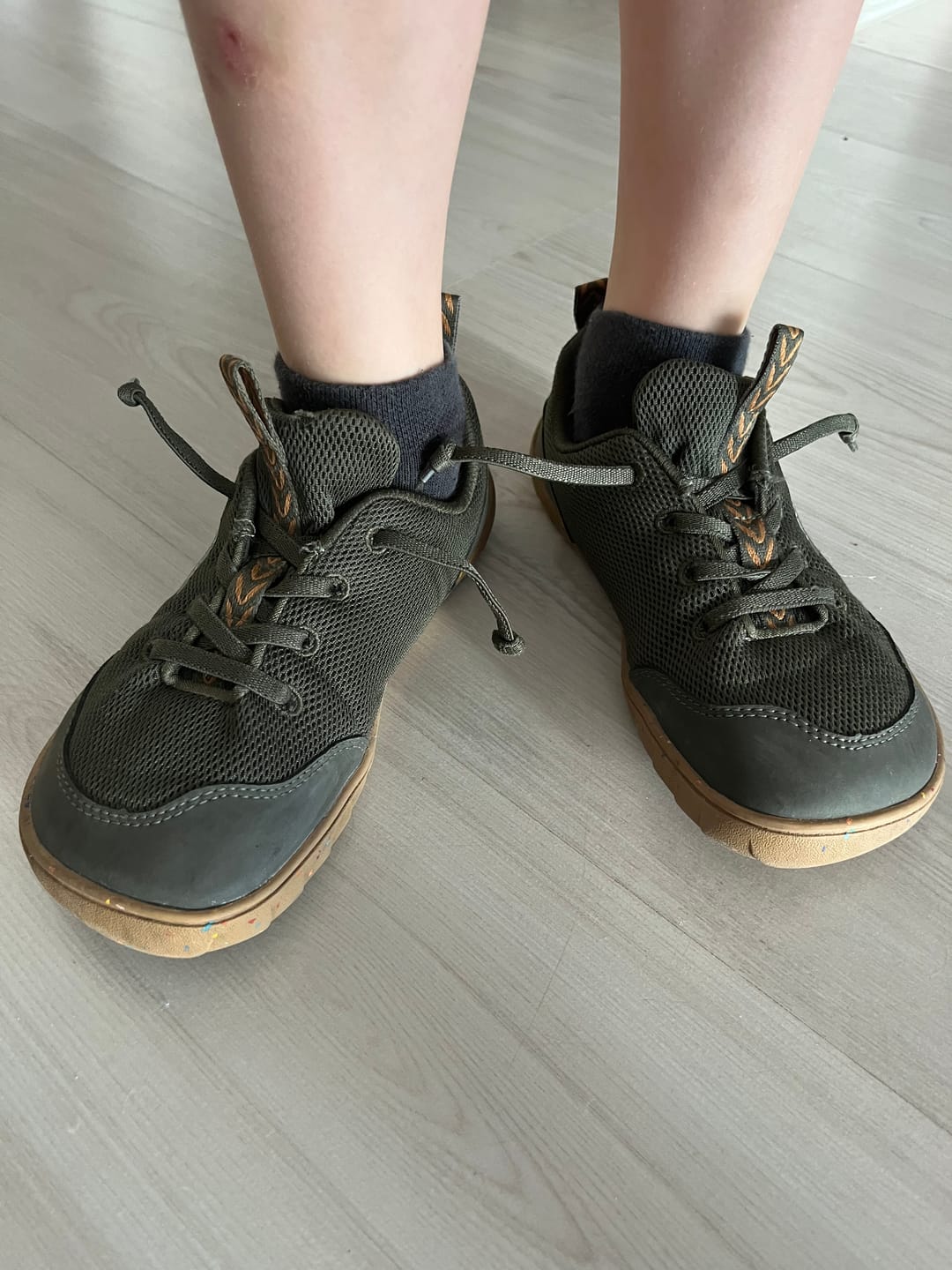 Customer photo review of Vaistoa Kiva Kids | Mesh Barefoot Sneakers