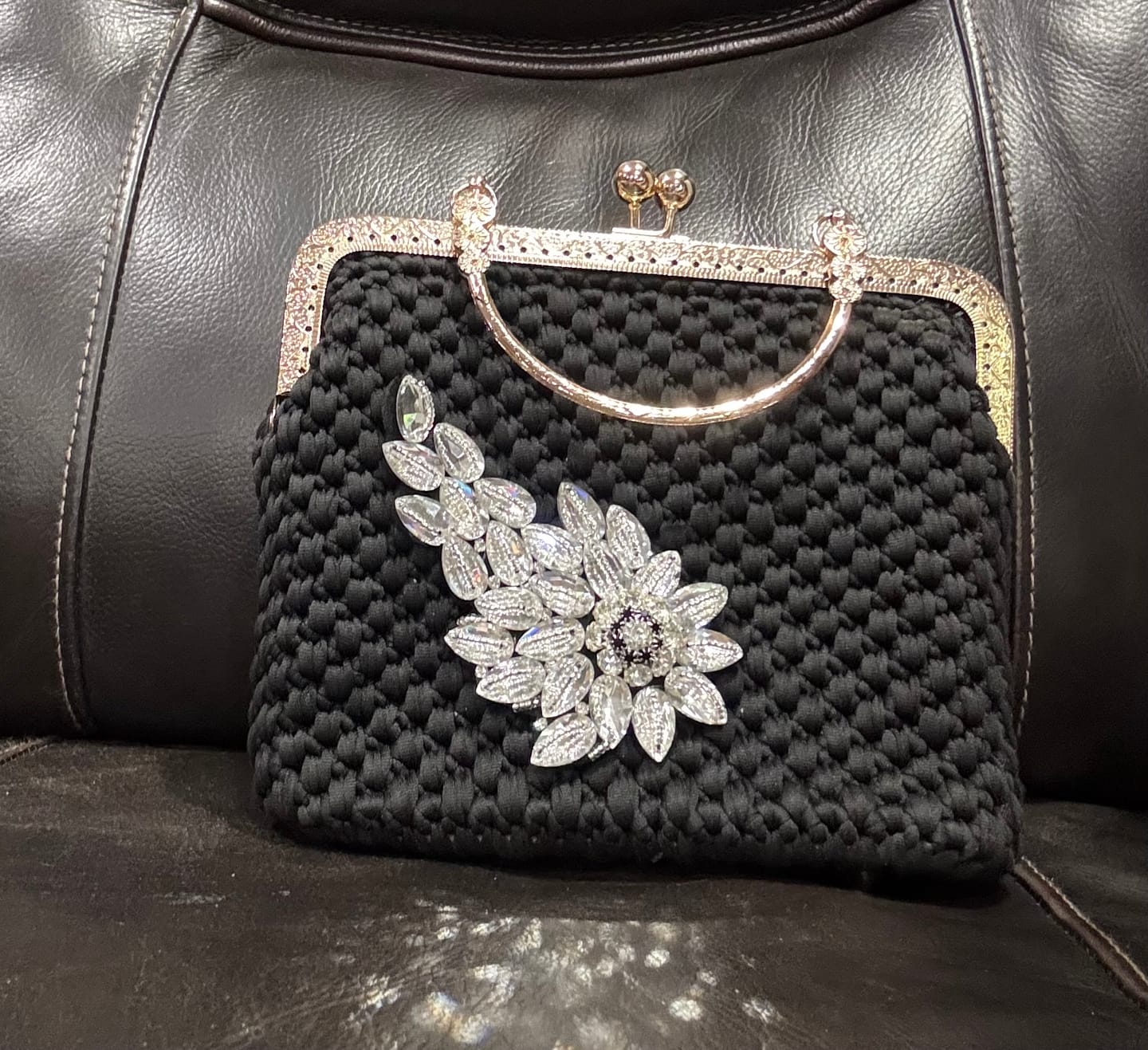Customer photo review of Lotus Handbag DIY KIT