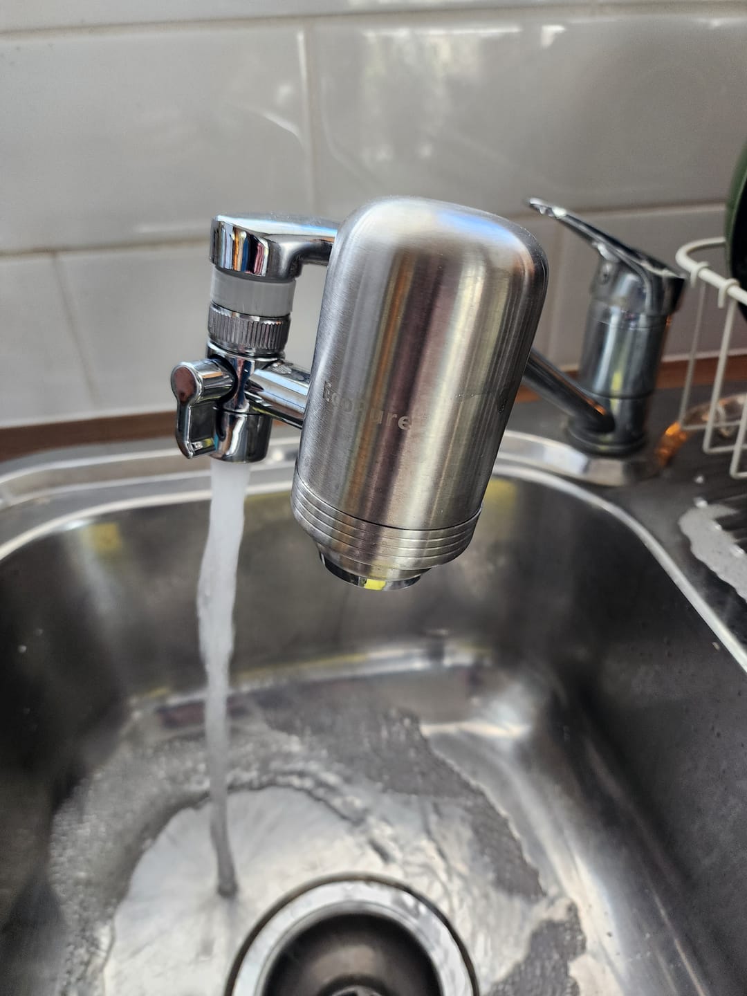Customer photo review of EcoPure™ Tap Filter — Reduces PFAS, Chlorine & Microplastics. Clean Water in 60 Seconds