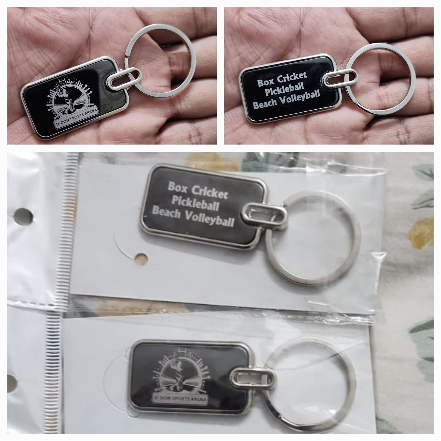 Customer photo review of Premium Metal Keychain | Best for Corporate Gifting | PrintMine.in