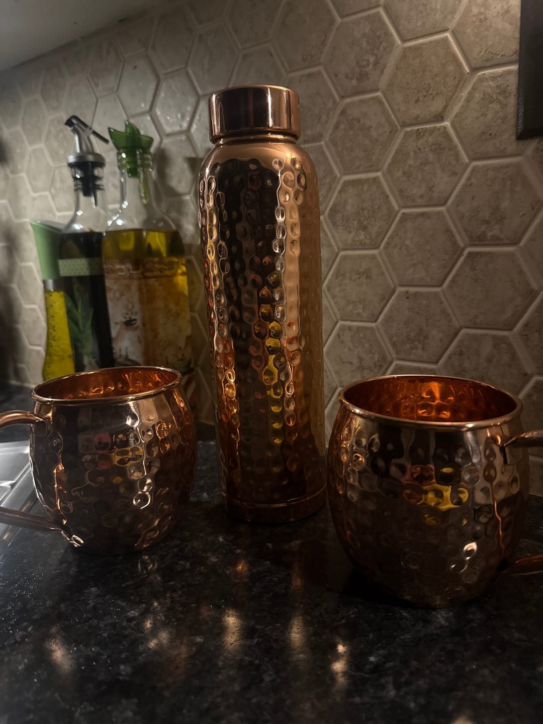 Customer photo review of Pure Copper Moscow Mule Mugs - Set of 2