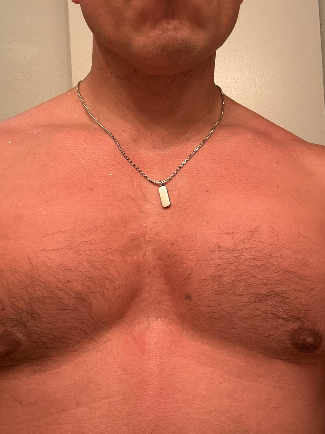 Customer photo review of Minimal Pendant & Box Chain