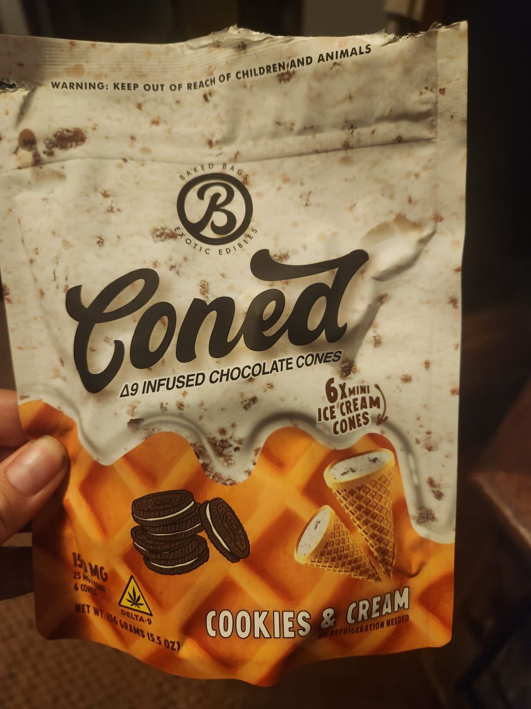 Customer photo review of CONED - COOKIES & CREAM