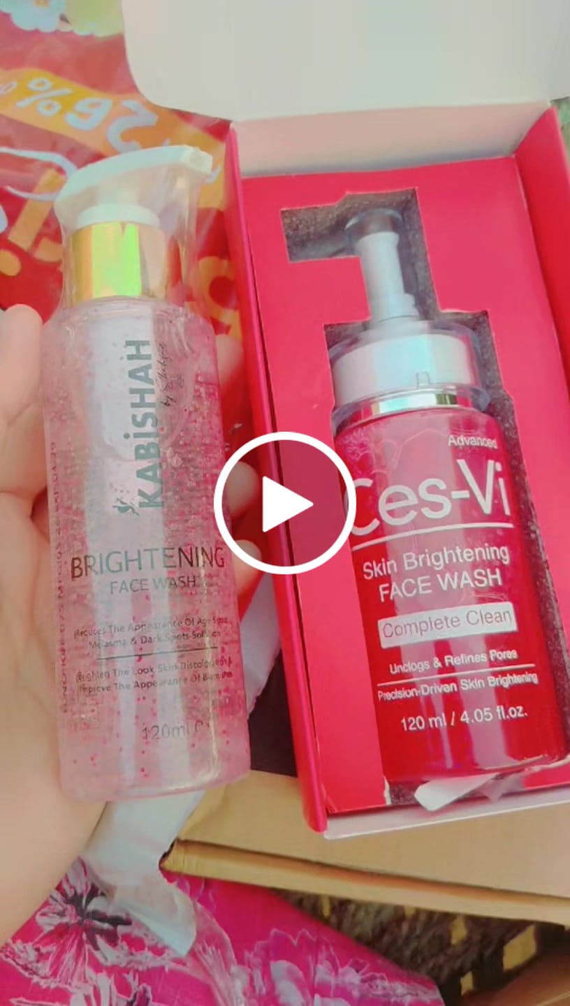 Customer video review of LuminaBright Whitening Face Wash Double Pack: Duo Glow