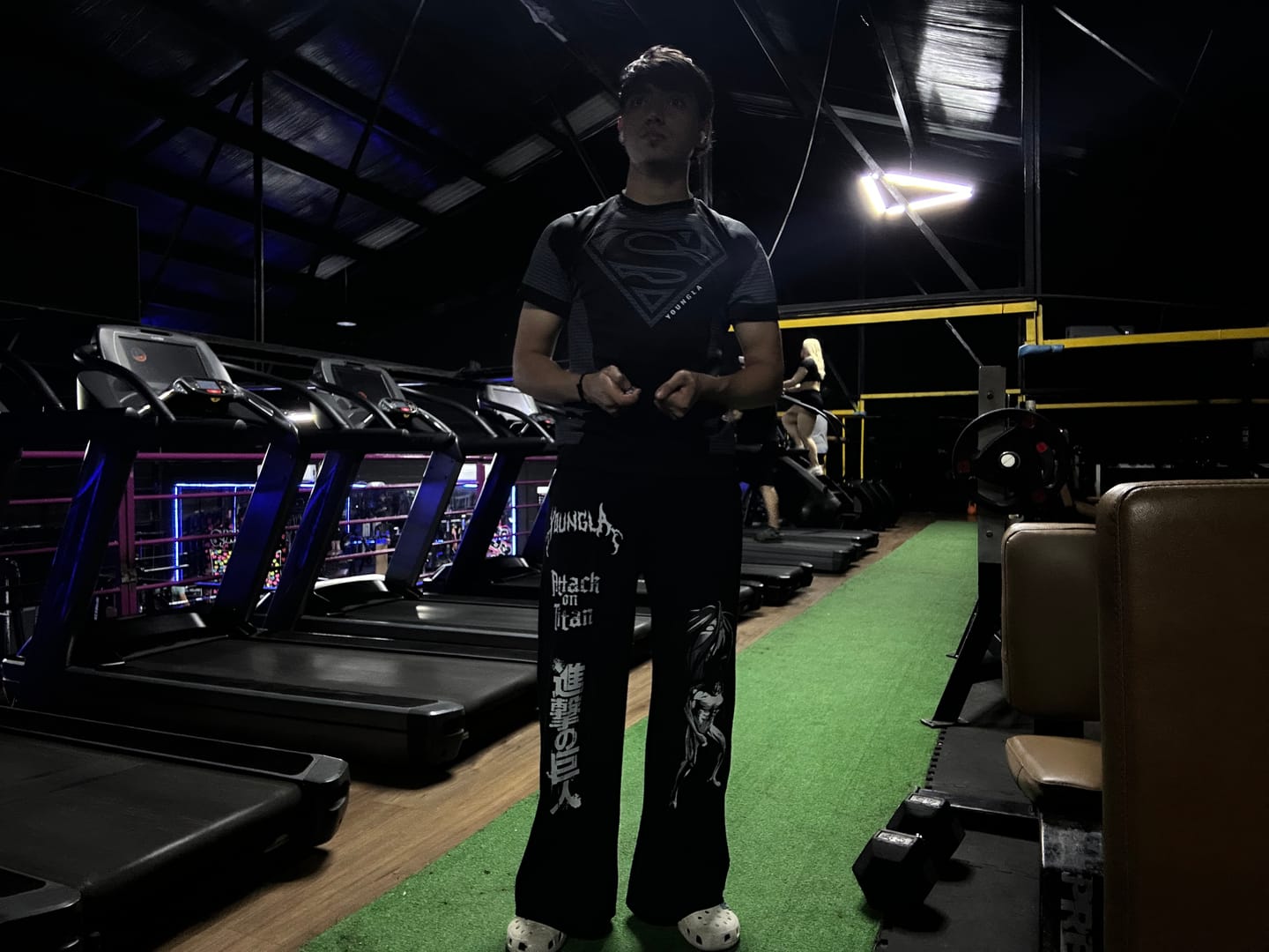 Customer photo review of 2128 - AOT©  x YLA Baggy Joggers