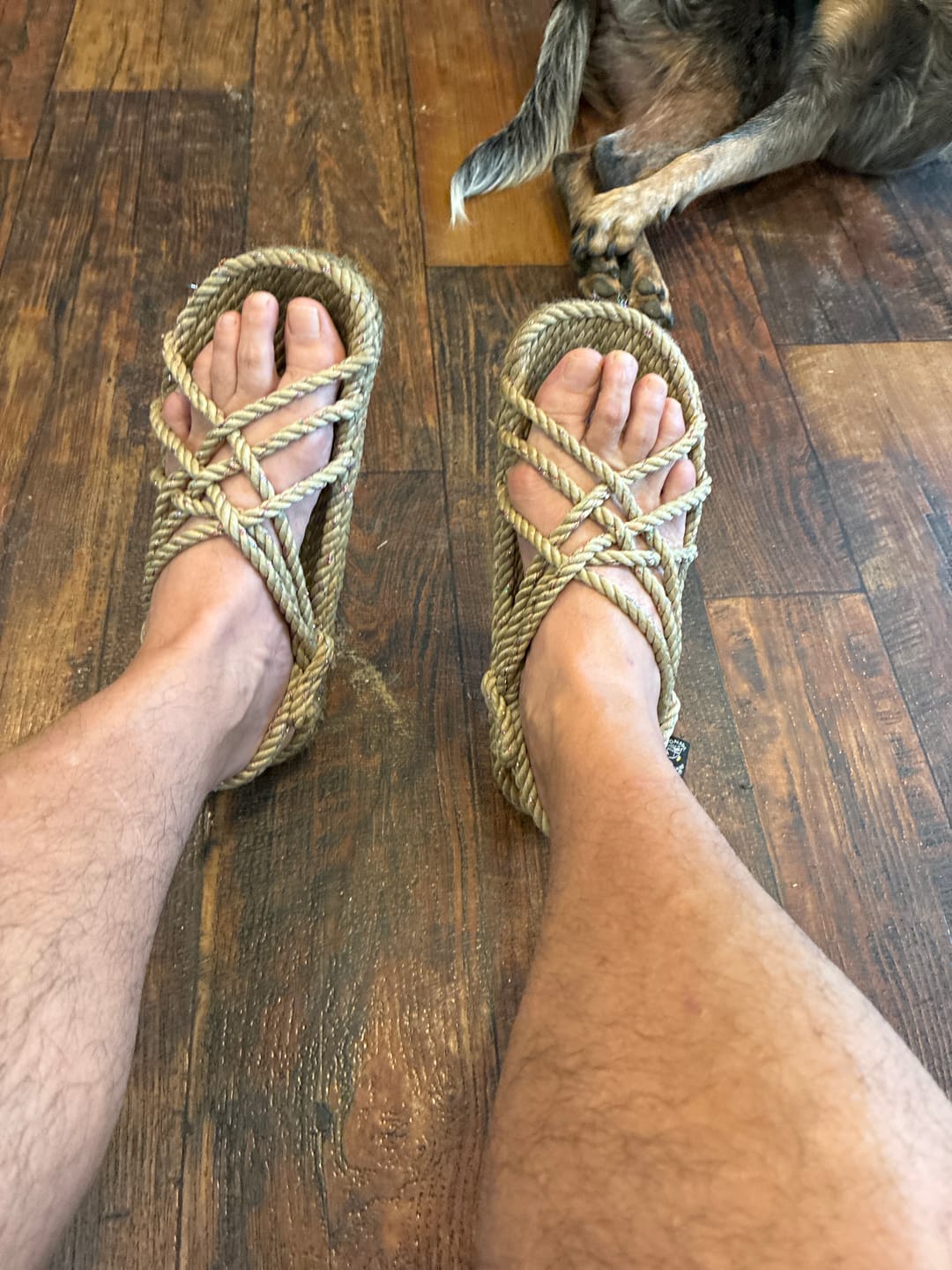 Customer photo review of JC Disco Camel-"SPARKLY". ****** THESE SHOES HAVE SPARKLES IN THE ROPE*******