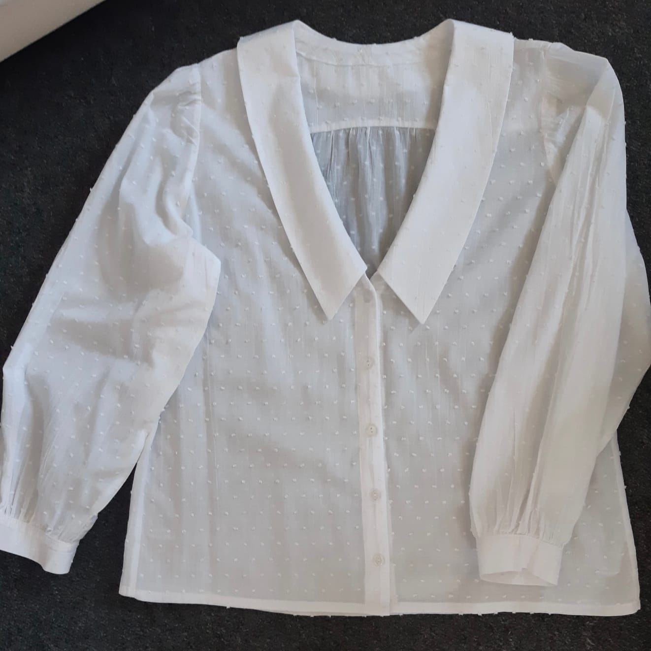 Customer photo review of Dobby Spot Cotton Fabric