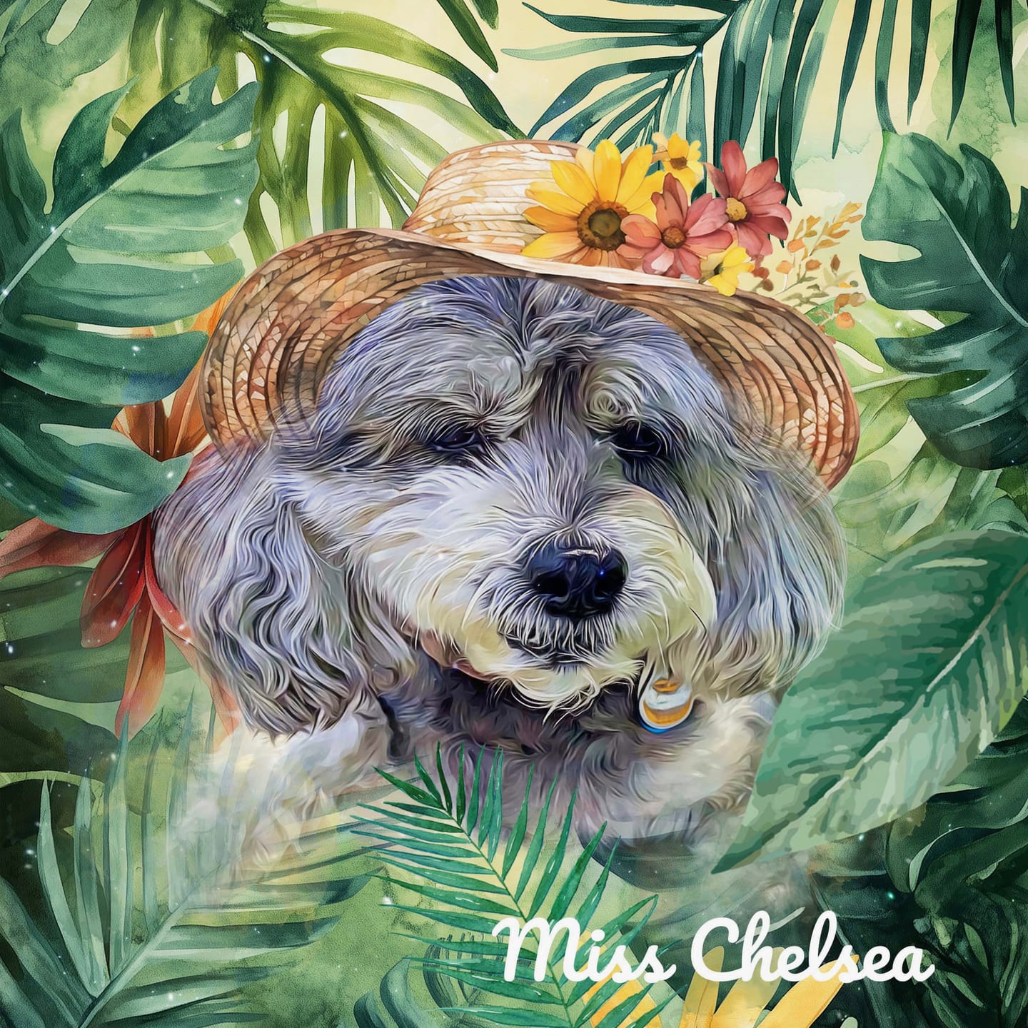 Customer photo review of Custom Portrait Wall Art - SummerTime