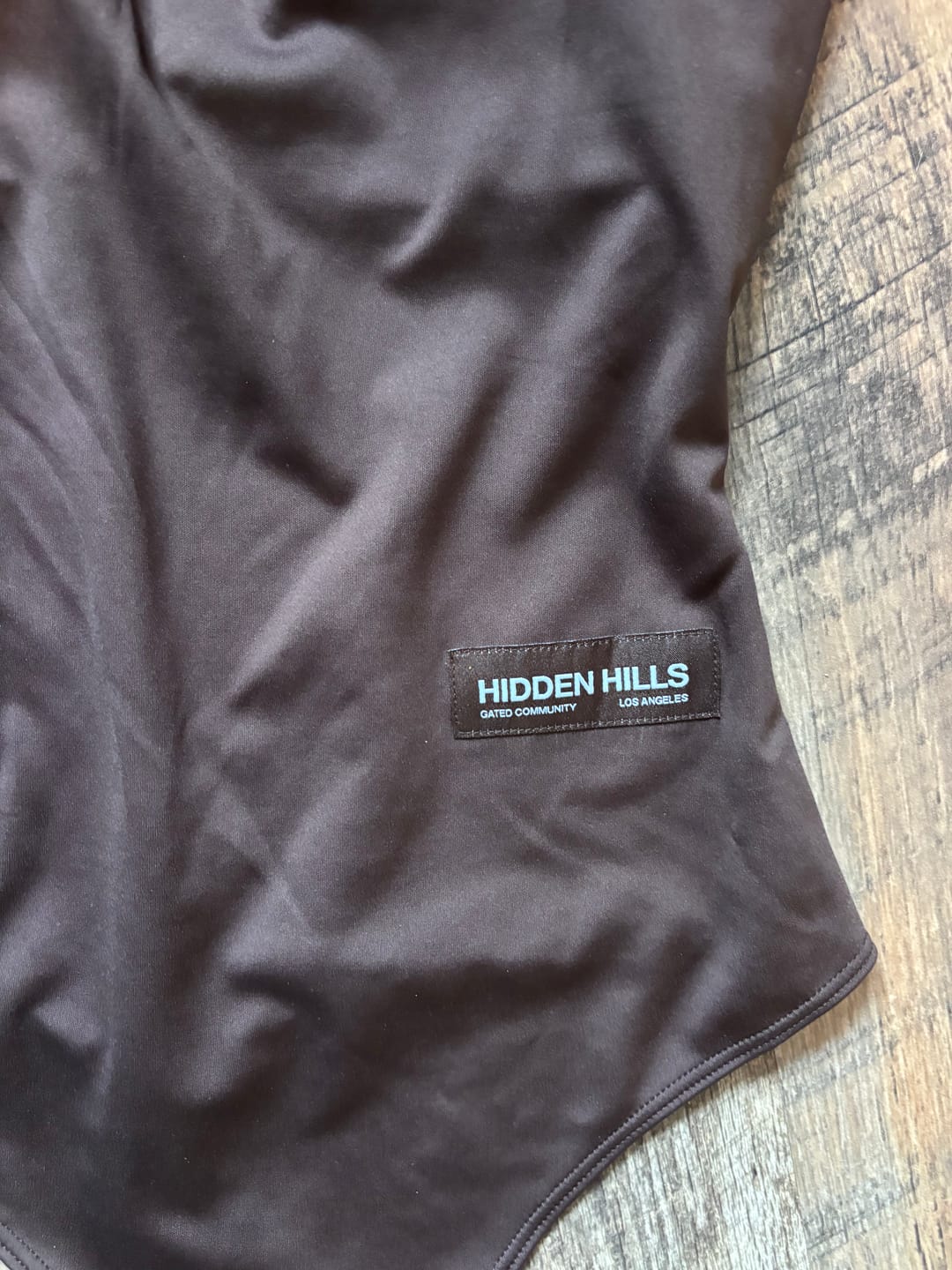 Customer photo review of LABEL BODYSUIT DARK BROWN