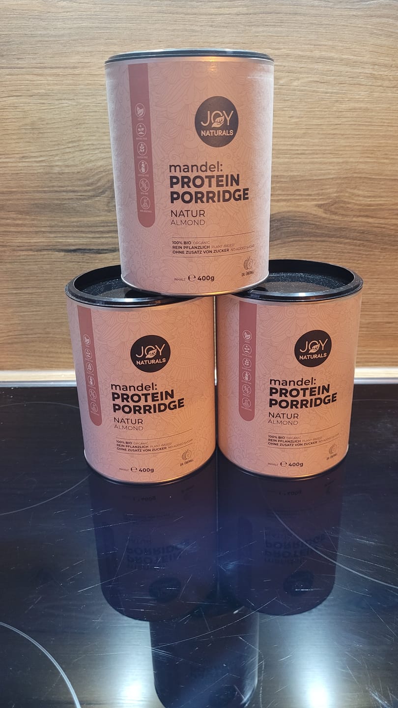 Customer photo review of Probierpaket Mandel Protein Porridge Bio