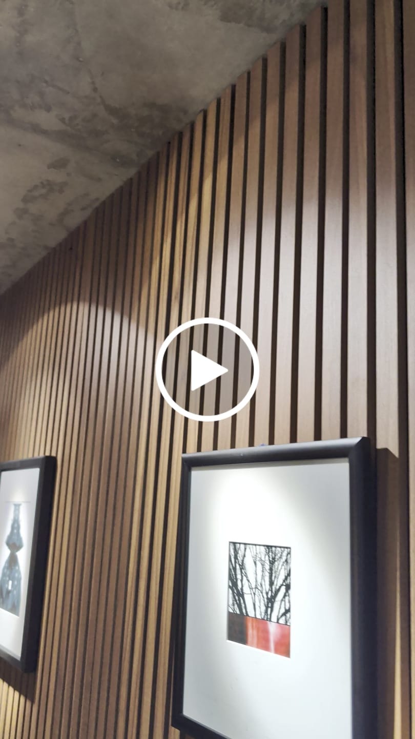 Customer video review of Farmhouse Walnut Wood 4-Light Linear Semi Flush Track Light