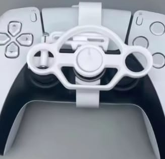 Customer photo review of Mini Steering Wheel for Xbox