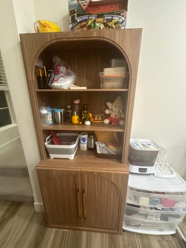 Customer photo review of Jagger 72" Tall Bookcase Cabinet