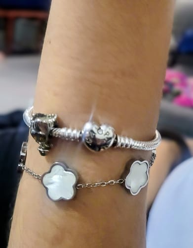 Customer photo review of PULSERA BRAZALETE PANDORA MOMENTS CORAZON PLATA .925 + KIT DE REGALO