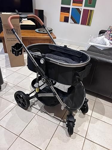 Customer photo review of Fur King Royal - 20kg Pet Stroller