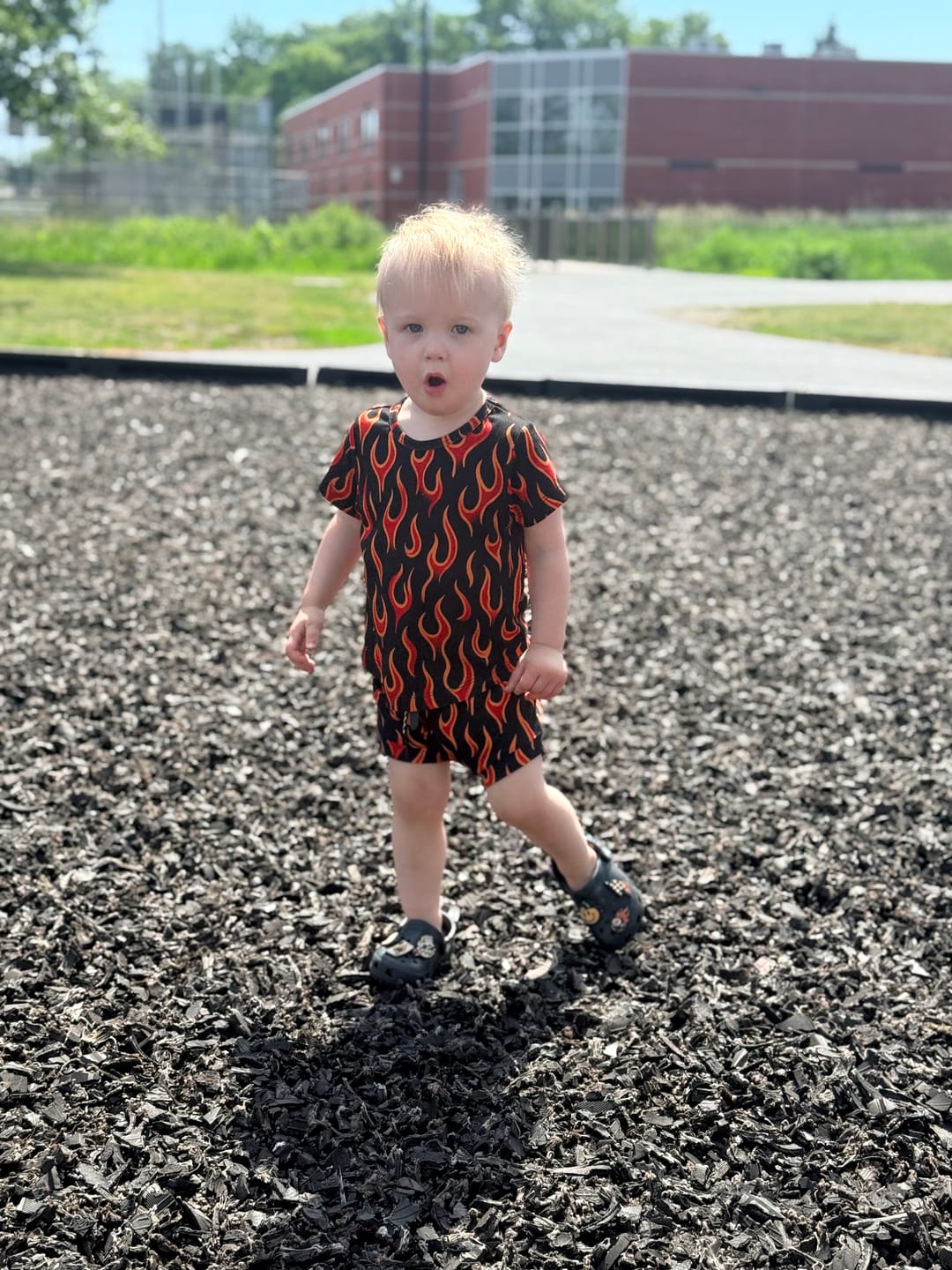 Customer photo review of Bummie Two Piece Set in Caliente