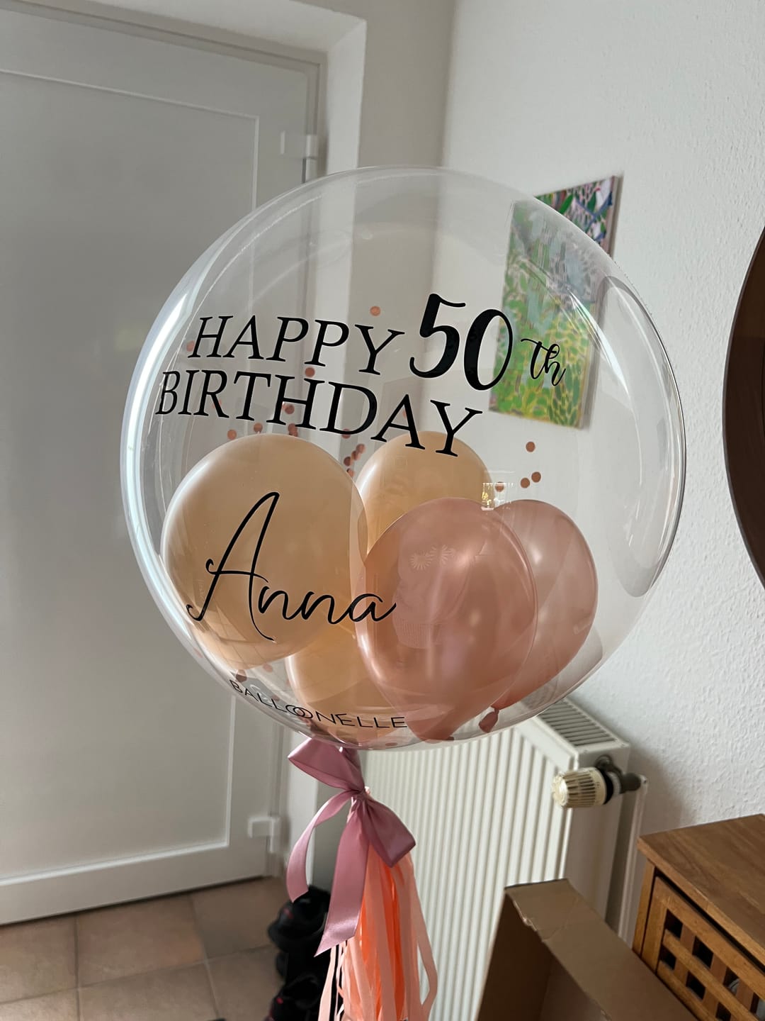 Customer photo review of Nude Designer Ballon
