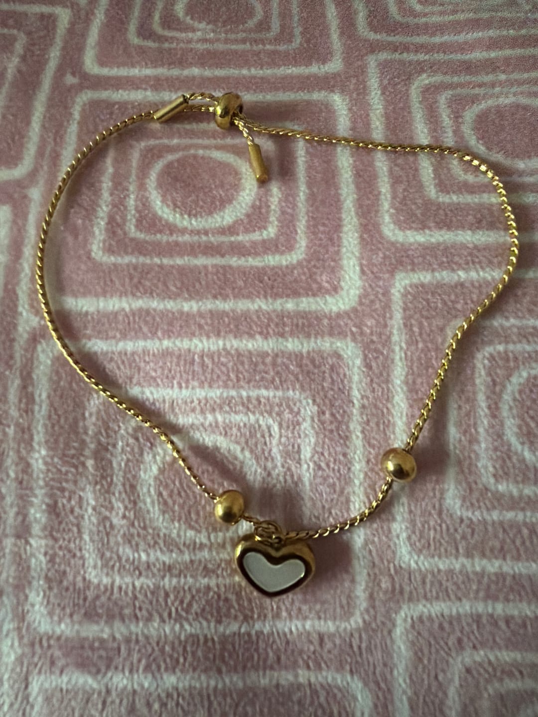 Customer photo review of Forever Love Heart Bracelet