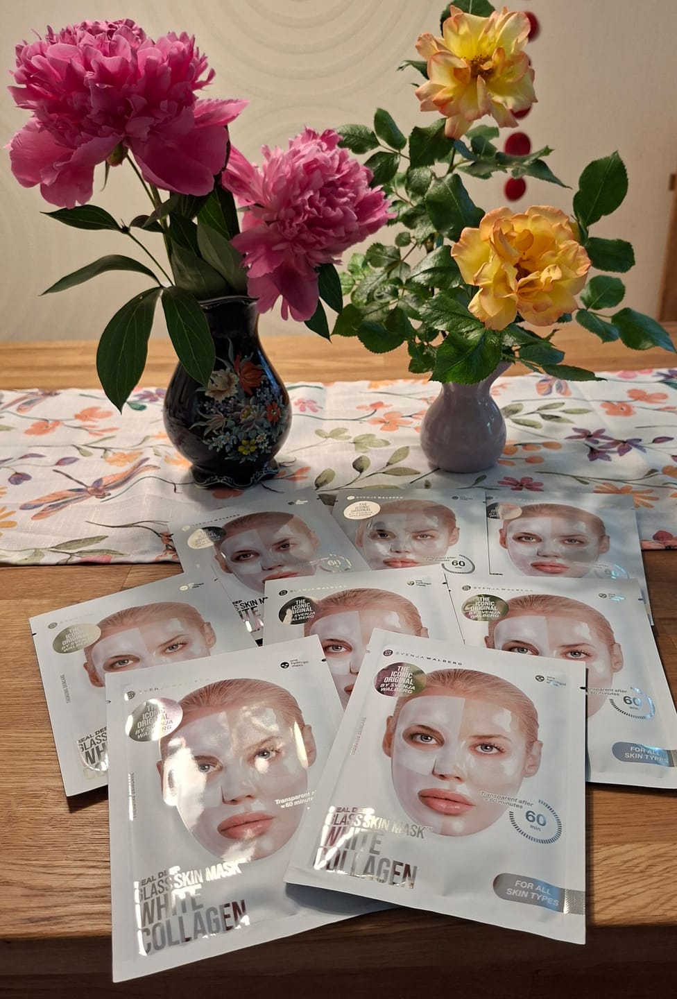 Customer photo review of Glassskinmask® - 10er Pack - Hydrogel Gesichtsmaske für strahlende Haut